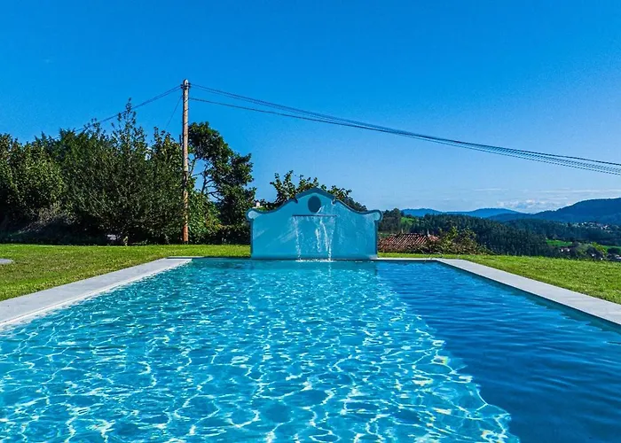 Con Piscina Alicia La Perla Indiana Villa Salas (Asturias)